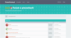 Desktop Screenshot of prezentforum.pl
